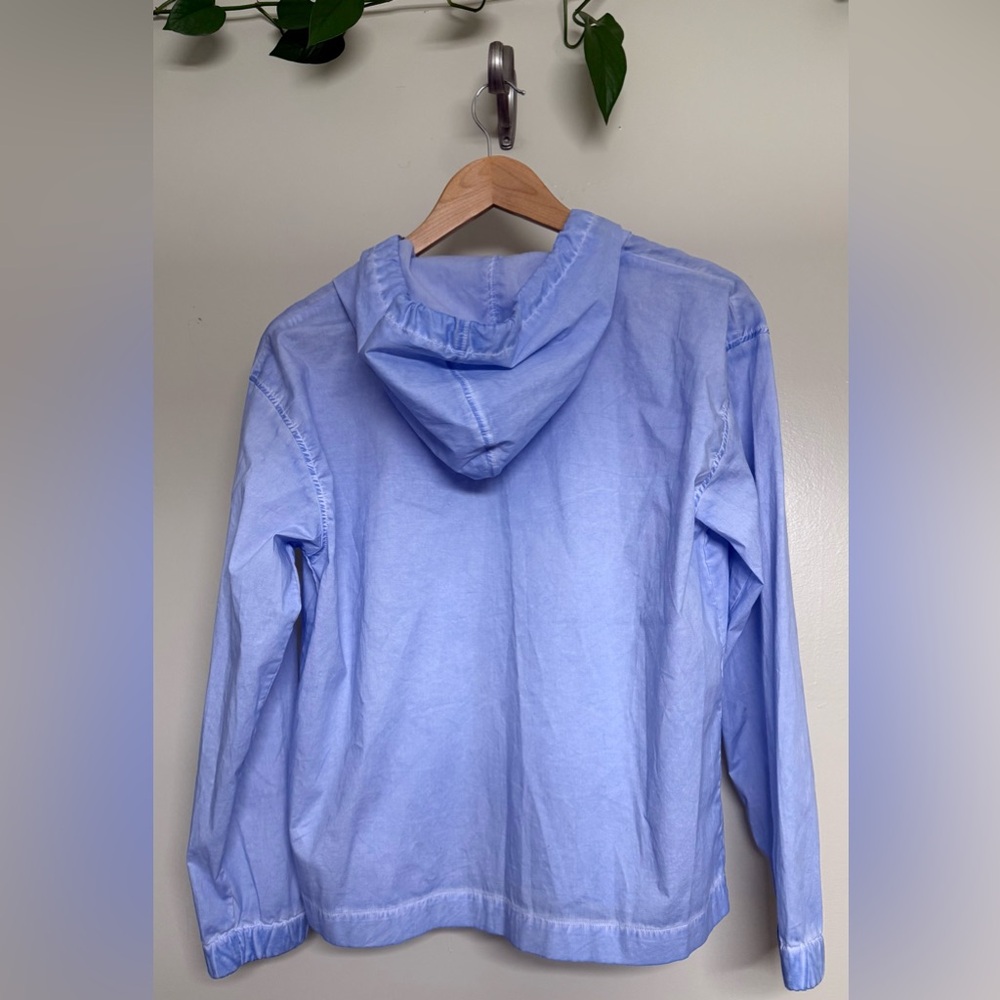PLOUMANAC’H Light‎ Blue Women's Hooded Jacket size Small - Picture 2 of 12